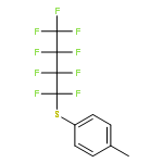 Benzene, 1-methyl-4-[(nonafluorobutyl)thio]-