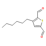 2,5-Thiophenedicarboxaldehyde, 3-hexyl-