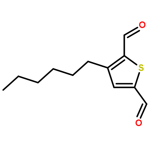 2,5-Thiophenedicarboxaldehyde, 3-hexyl-