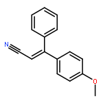 2-Propenenitrile, 3-(4-methoxyphenyl)-3-phenyl-, (2E)-