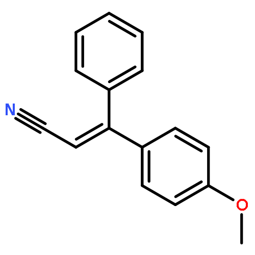 2-Propenenitrile, 3-(4-methoxyphenyl)-3-phenyl-, (2E)-