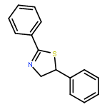 Thiazole, 4,5-dihydro-2,5-diphenyl-