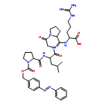 D-Arginine,1-[[[4-(2-phenyldiazenyl)phenyl]methoxy]carbonyl]-L-prolyl-L-leucylglycyl-L-prolyl-