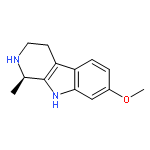 1H-Pyrido[3,4-b]indole,2,3,4,9-tetrahydro-7-methoxy-1-methyl-