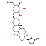 Card-20(22)-enolide,3-(b-D-glucopyranosyloxy)-14-hydroxy-,(3b,5b)- (9CI)