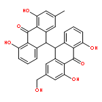 [9,9'-Bianthracene]-10,10'(9H,9'H)-dione,4,4',5,5'-tetrahydroxy-2-(hydroxymethyl)-2'-methyl-