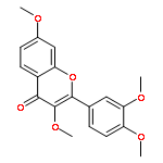 4H-1-Benzopyran-4-one, 2-(3,4-dimethoxyphenyl)-3,7-dimethoxy-