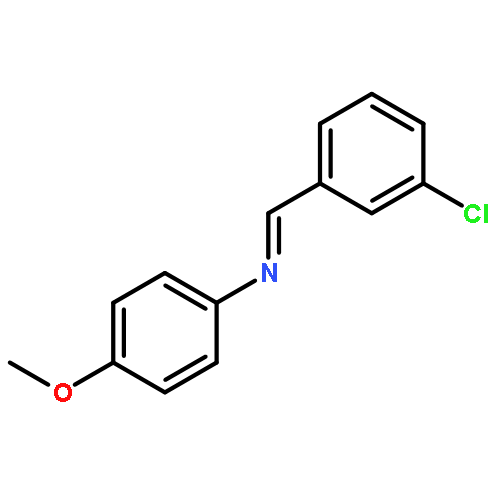 Benzenamine, N-[(3-chlorophenyl)methylene]-4-methoxy-