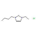 1H-Imidazolium, 1-butyl-3-ethyl-, chloride