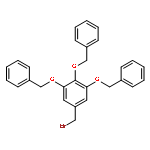 Benzene, 5-(bromomethyl)-1,2,3-tris(phenylmethoxy)-