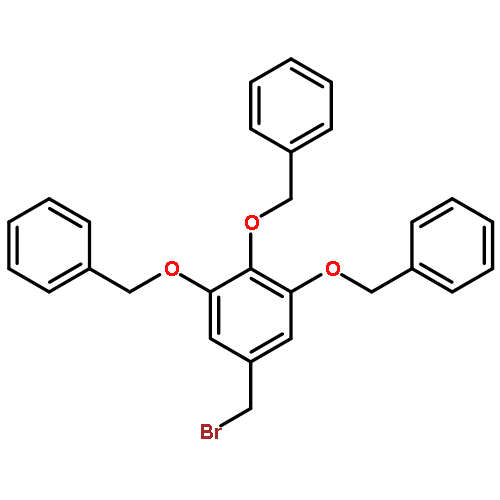 Benzene, 5-(bromomethyl)-1,2,3-tris(phenylmethoxy)-