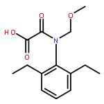 2-[2,6-diethyl-N-(methoxymethyl)anilino]-2-oxoacetic acid