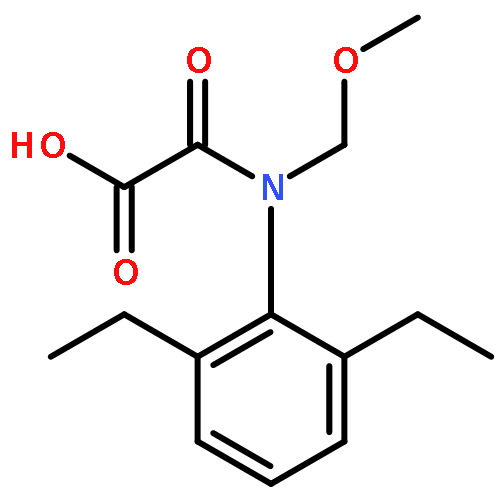 2-[2,6-diethyl-N-(methoxymethyl)anilino]-2-oxoacetic acid