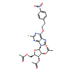 2',3',5'-tris-O-acetyl-2-fluoro-O6-[2-(4-nitrophenyl)ethyl]inosine