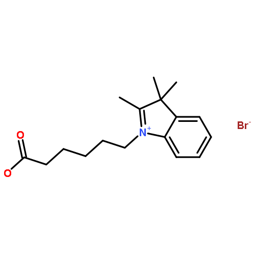 6-(2,3,3-trimethylindol-1-ium-1-yl)hexanoic Acid;bromide