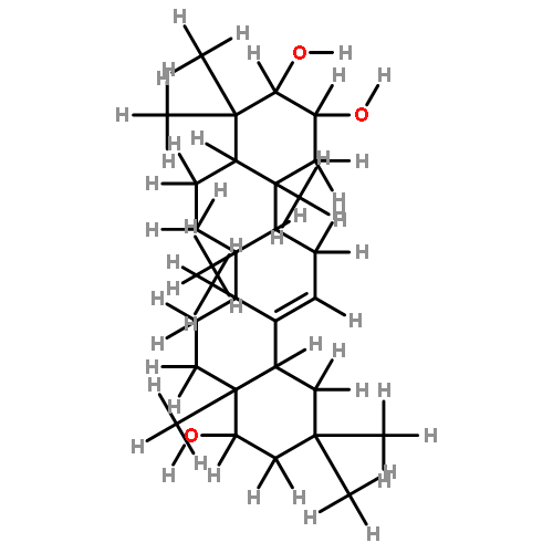 (2beta,3beta,22alpha)-form-12-Oleanene-2,3,22-triol