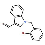 1H-Indole-3-carboxaldehyde, 1-[(2-bromophenyl)methyl]-