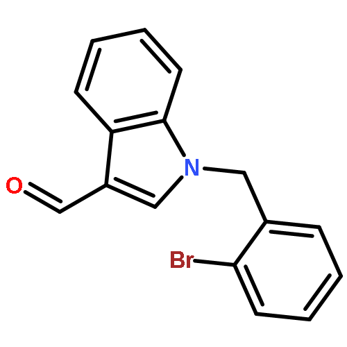 1H-Indole-3-carboxaldehyde, 1-[(2-bromophenyl)methyl]-