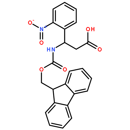 3-((((9H-Fluoren-9-yl)methoxy)carbonyl)amino)-3-(2-nitrophenyl)propanoic acid