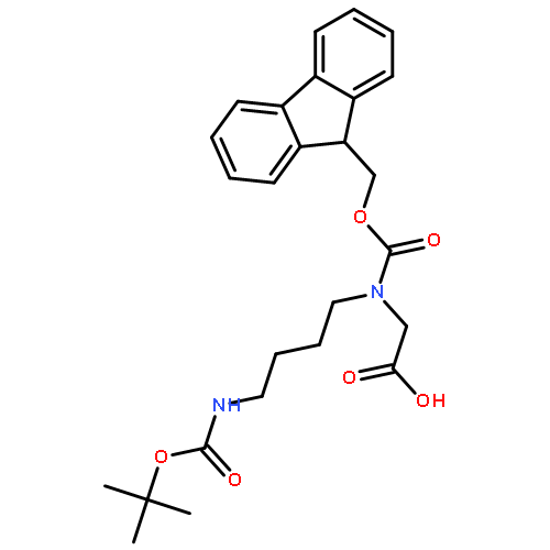 2-((((9H-Fluoren-9-yl)methoxy)carbonyl)(4-((tert-butoxycarbonyl)amino)butyl)amino)acetic acid