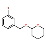 2H-Pyran, 2-[(3-bromophenyl)methoxy]tetrahydro-