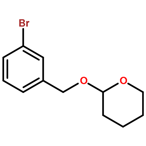 2H-Pyran, 2-[(3-bromophenyl)methoxy]tetrahydro-