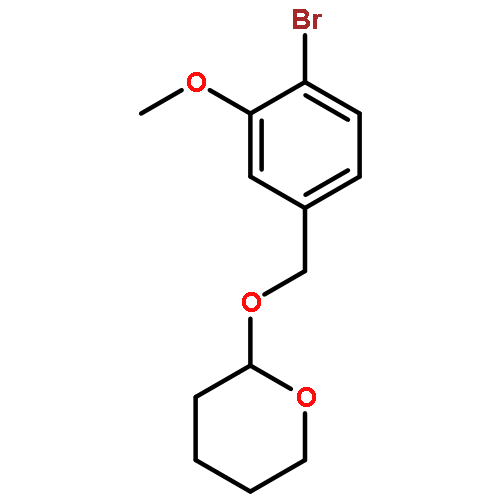 2H-Pyran, 2-[(4-bromo-3-methoxyphenyl)methoxy]tetrahydro-