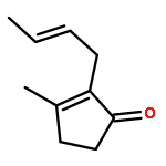 2-Cyclopenten-1-one,2-(2Z)-2-butenyl-3-methyl-