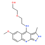 2-[2-(6-Methoxy-3-methyl-1H-pyrazolo[3,4-b]quinolin-4-ylamino)ethoxy]ethanol