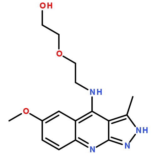 2-[2-(6-Methoxy-3-methyl-1H-pyrazolo[3,4-b]quinolin-4-ylamino)ethoxy]ethanol