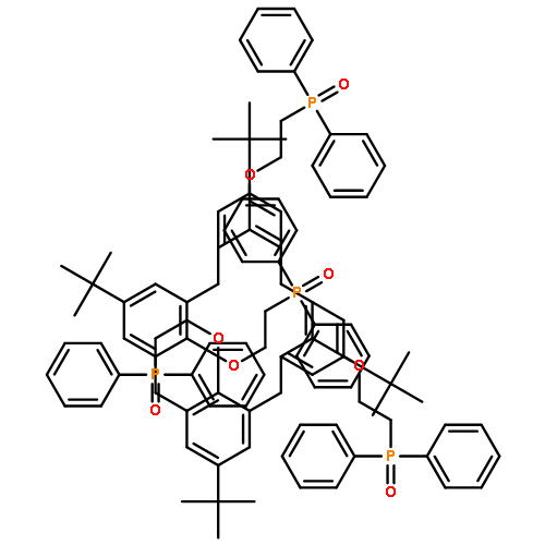 Phosphine oxide,1,1',1'',1'''-[[5,11,17,23-tetrakis(1,1-dimethylethyl)pentacyclo[19.3.1.13,7.19,13.115,19]octacosa-1(25),3,5,7(28),9,11,13(27),15,17,19(26),21,23-dodecaene-25,26,27,28-tetrayl]tetrakis(oxy-2,1-ethanediyl)]tetrakis[1,1-diphenyl-