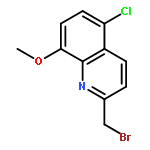 Quinoline, 2-(bromomethyl)-5-chloro-8-methoxy-