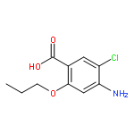 Benzoic acid, 4-amino-5-chloro-2-propoxy-