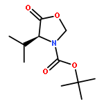 (4S)-N-tert-butyloxycarbonyl-4-isopropyl-1,3-oxazolidin-5-one