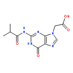 2-(2-Isobutyramido-6-oxo-1H-purin-9(6H)-yl)acetic acid