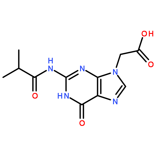 2-(2-Isobutyramido-6-oxo-1H-purin-9(6H)-yl)acetic acid