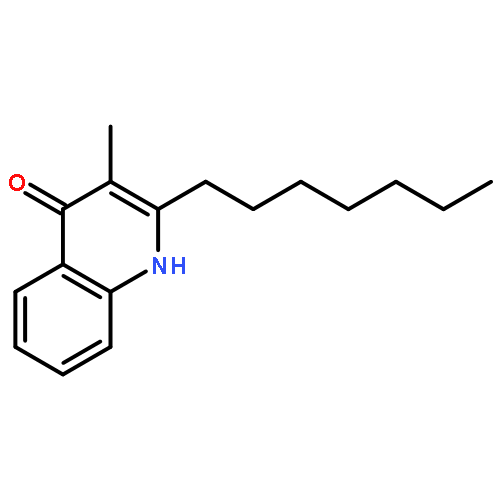 4(1H)-Quinolinone, 2-heptyl-3-methyl-