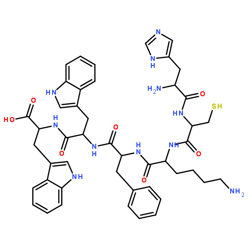 L-Tryptophan,L-histidyl-L-cysteinyl-L-lysyl-L-phenylalanyl-L-tryptophyl-