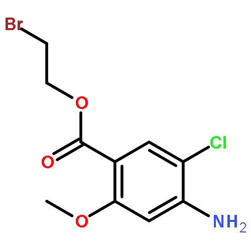 Benzoic acid, 4-amino-5-chloro-2-methoxy-, 2-bromoethyl ester