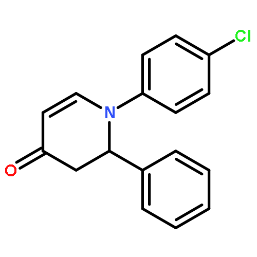 4(1H)-Pyridinone, 1-(4-chlorophenyl)-2,3-dihydro-2-phenyl-