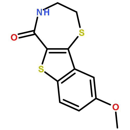 9-Methoxy-2,3,4,5-tetrahydro[1]benzothieno[2,3-f]-1,4-thiazepin-5-one