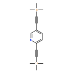 Pyridine, 2,5-bis[(trimethylsilyl)ethynyl]-