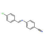 Benzonitrile, 4-[[(4-chlorophenyl)methylene]amino]-