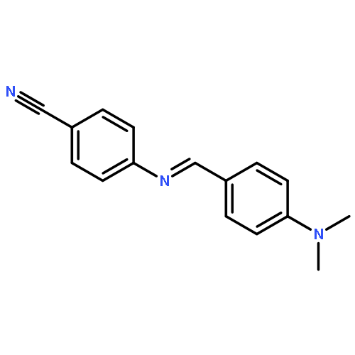 Benzonitrile, 4-[[[4-(dimethylamino)phenyl]methylene]amino]-