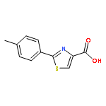 2-(4-Methylphenyl)-1,3-thiazole-4-carboxylic acid