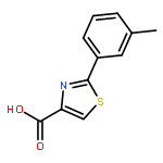 4-Thiazolecarboxylic acid, 2-(3-methylphenyl)-