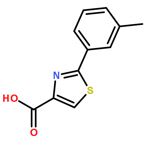 4-Thiazolecarboxylic acid, 2-(3-methylphenyl)-