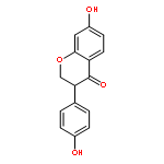 7-Hydroxy-3-(4-hydroxyphenyl)chroman-4-one