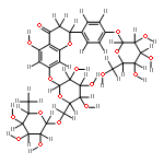 7-Rutinoside,4'-O-beta-D-glucopyranoside-6''-p-Coumaroylprunin-4',5,7-Trihydroxyflavanone