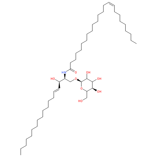 15-Tetracosenamide,N-[(1S,2R,3E)-1-[(b-D-galactopyranosyloxy)methyl]-2-hydroxy-3-heptadecen-1-yl]-, (15Z)-